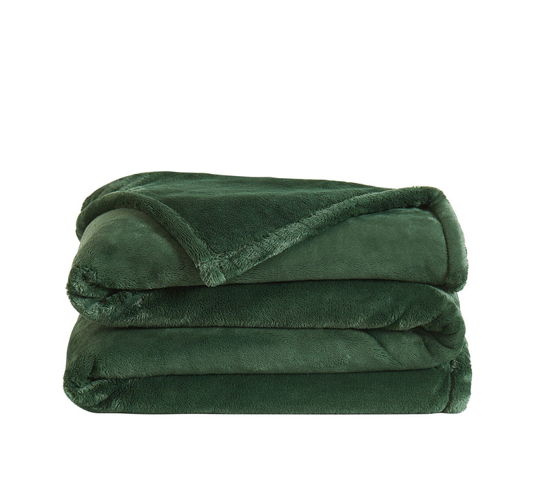 Royal Velvet Lavish Plush Solid Full/Queen Blanket — View 2