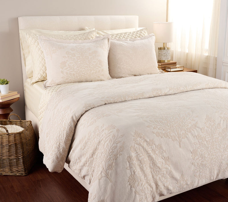 Northern Nights Matelasse Stonewash Comforter & Sham Set- Twin — View 9