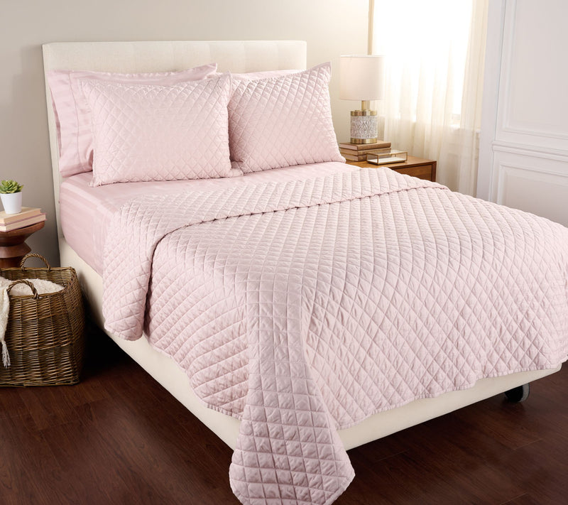 Northern Nights Cotton Sateen Quilt & Sham Set- Queen — View 10