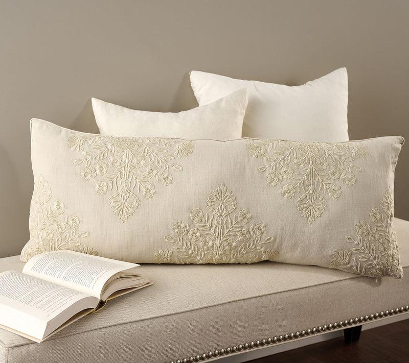 Northern Nights Embroidered Decorative 14" x 36" Pillow — View 9