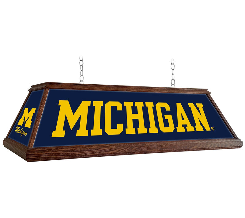The Fan-Brand NCAA Premium Wood Pool Table Light — View 2