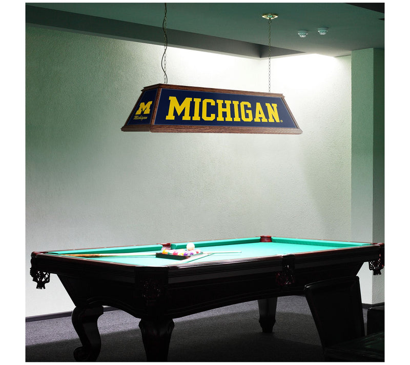 The Fan-Brand NCAA Premium Wood Pool Table Light — Main view