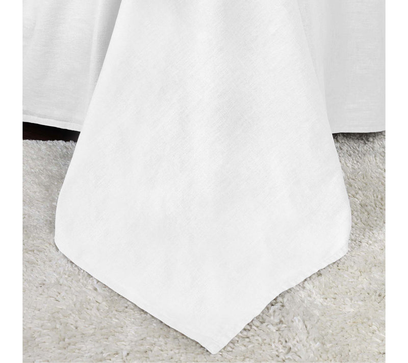Superior Cotton Linen Blend Solid 3-Piece SheetSet,Full — View 7