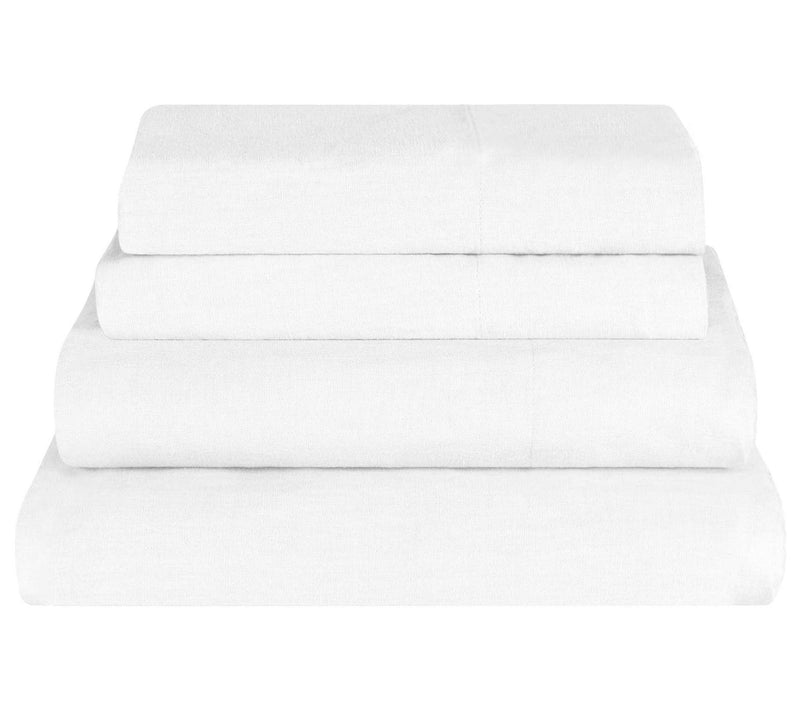 Superior Cotton Linen Blend Solid 3-Piece SheetSet,Full — View 6