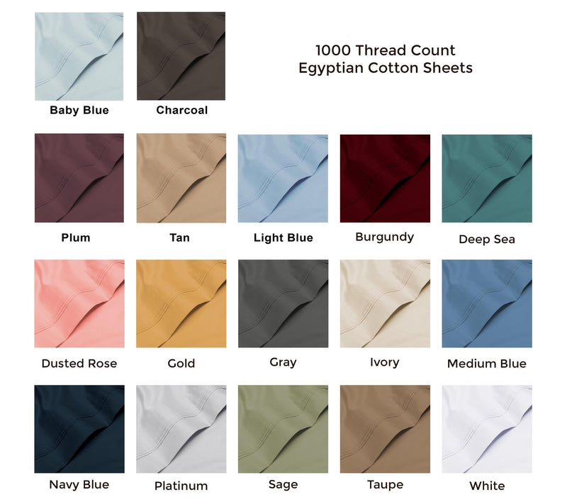 Superior Egyptian Cotton Extra Deep Pocket Solid Sheets, Queen — View 2