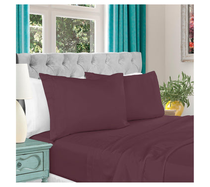 Superior Egyptian Cotton Extra Deep Pocket Solid Sheets, Queen
