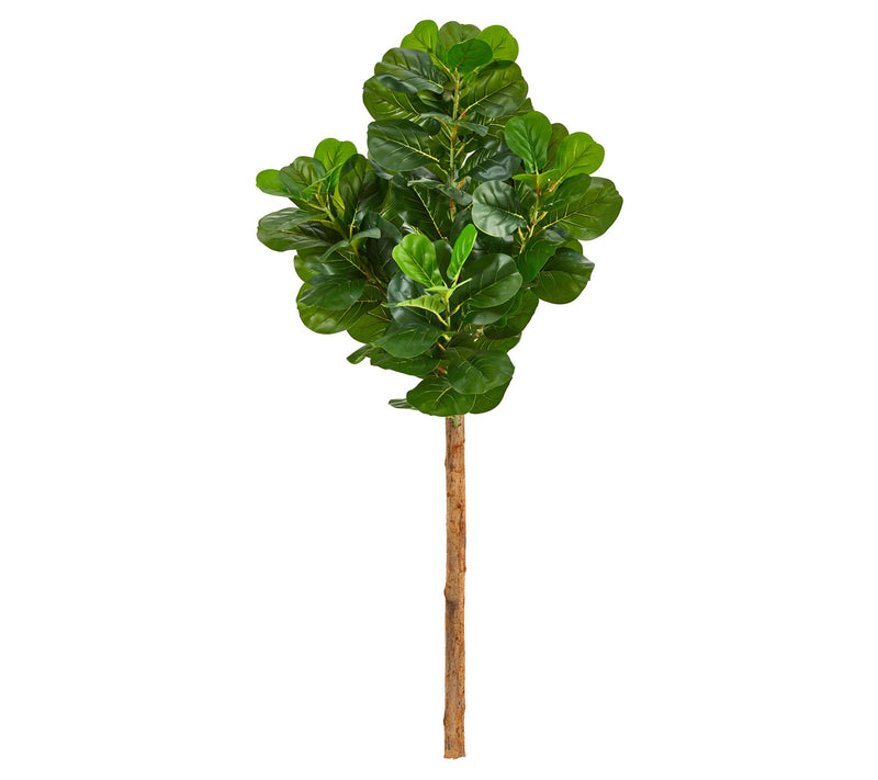 Nearly Natural 5.5-ft Artificial Fiddle Leaf Tree (No Pot) — Main view