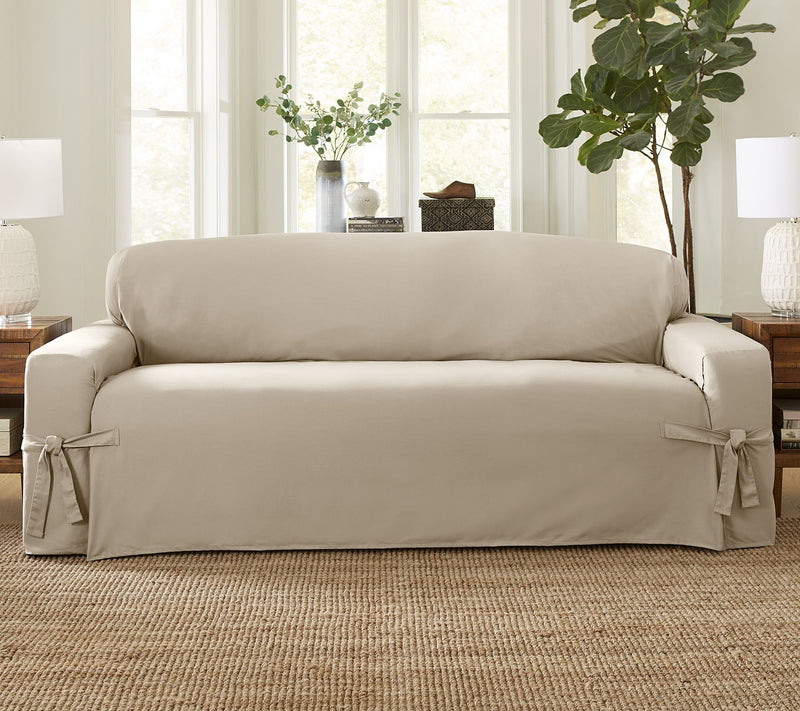Surefit Woven Relaxed Furniture Slipcover - Sofa — View 11
