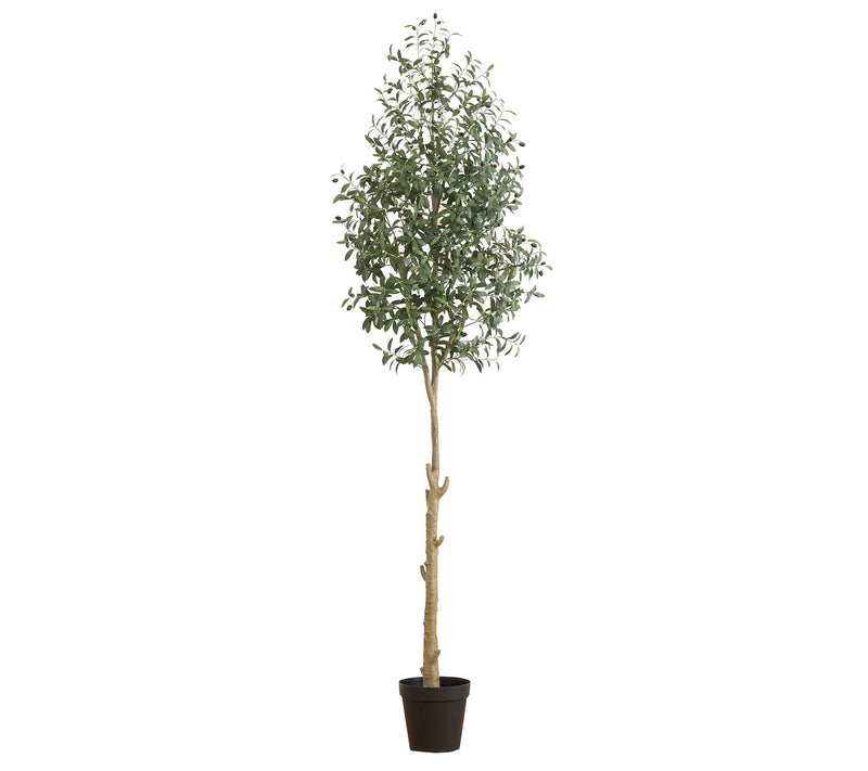Nearly Natural 9-ft Artificial Olive Tree — View 3