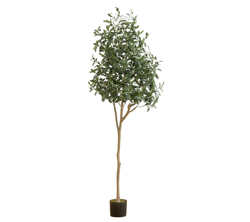 Nearly Natural 6-ft Artificial Olive Tree — View 3