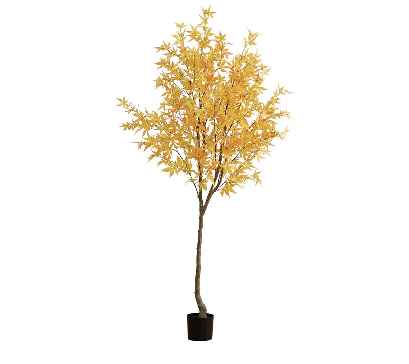 Nearly Natural 7-ft Autumn Maple Artificial Fall Tree — Main view