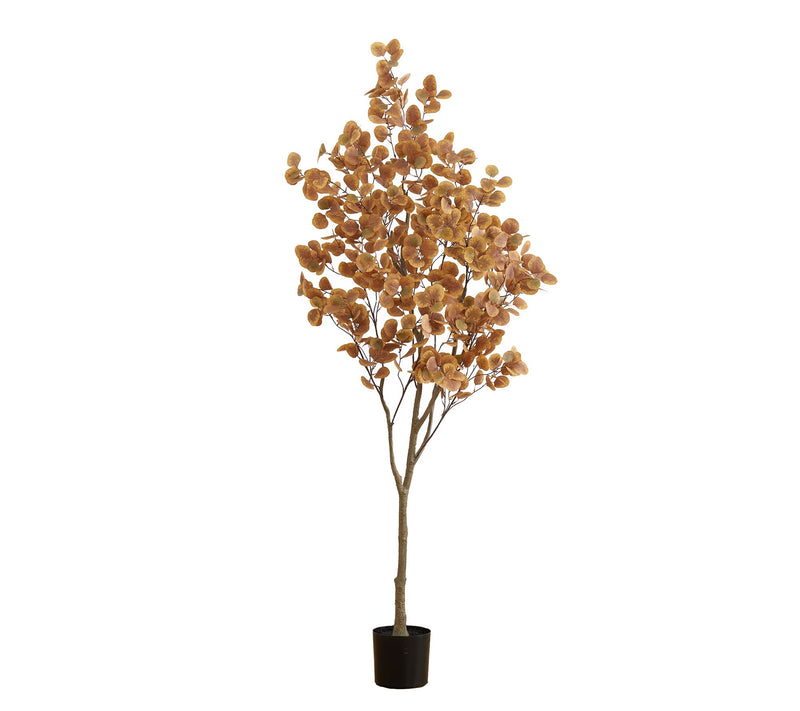 Nearly Natural 7-ft Artificial Autumn Fall Eucalyptus Tree — Main view