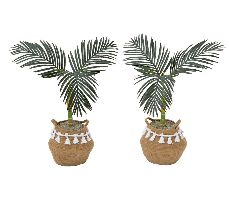 Nearly Natural S/(2) 3' Golden Cane Palm Tree DIY KIT — View 3