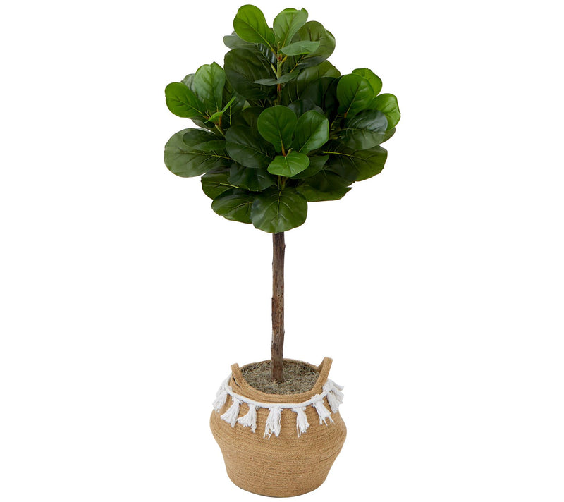 Nearly Natural 4-ft Artificial Fiddle Leaf Figree DIY KIT — View 3