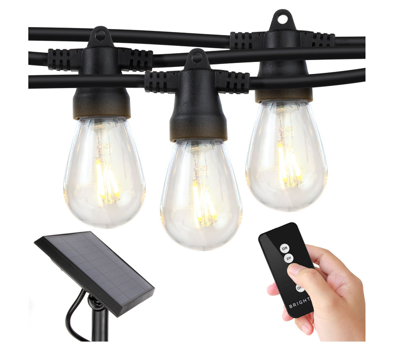Brightech Ambience Pro Solar LED 27Ft Remote String Lights — Main view