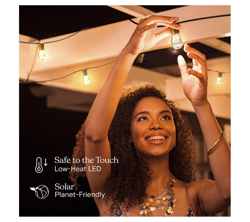 Brightech Glow Solar LED 1W S14 2700K 27 Ft String Lights — View 8