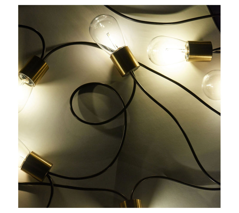 Brightech Glow Solar LED 1W S14 2700K 27 Ft String Lights — View 10