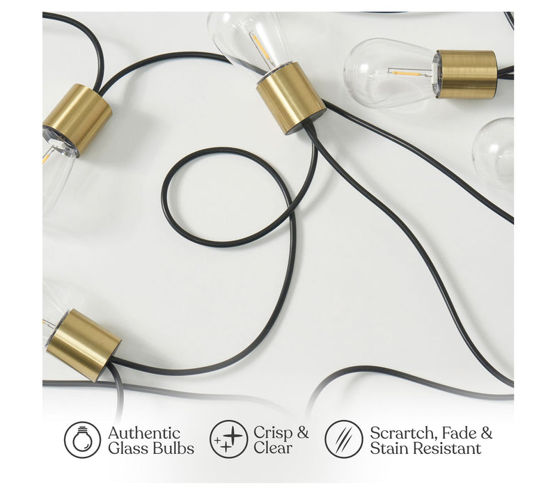 Brightech Glow Solar LED 1W S14 2700K 27 Ft String Lights — View 6