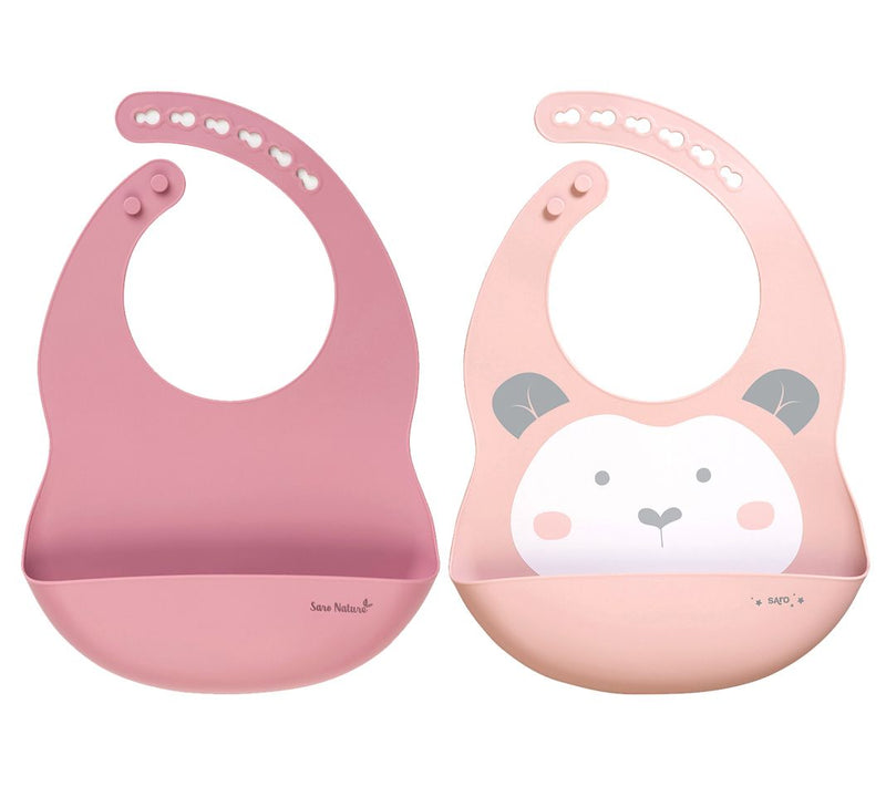 SARO Sweet + Fun Silicone Bib Set — Main view
