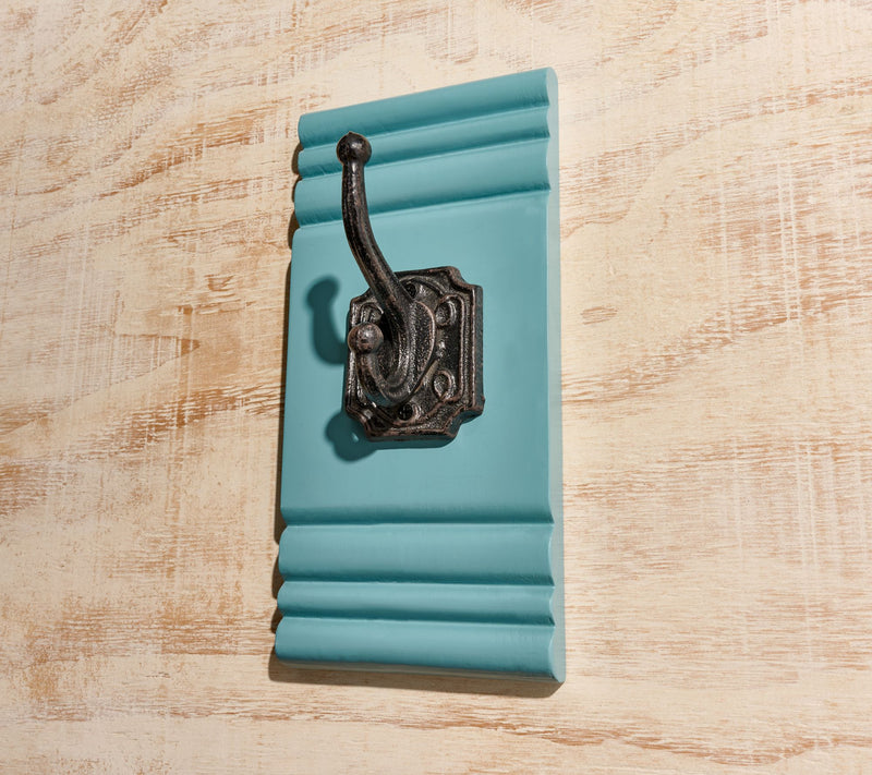 Sister Road by JG S/3 Vintage Inspired Wood & Metal Wall Hook — View 6