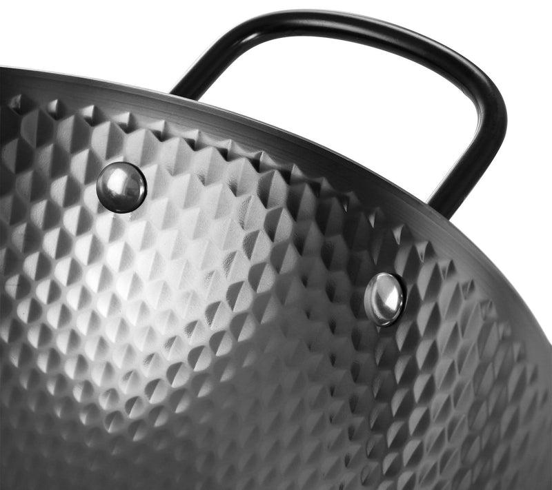Oster Bressler 13.5in Nonstick Carbon Steel Wok — View 7