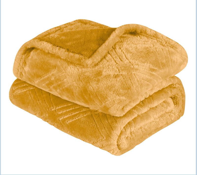 Superior Boho Knit Jacquard Fleece Fluffy Blank et- Full/Queen — View 2