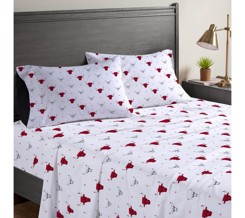 Pegasus Sports NBA Small X Queen Sheet Set — Main view