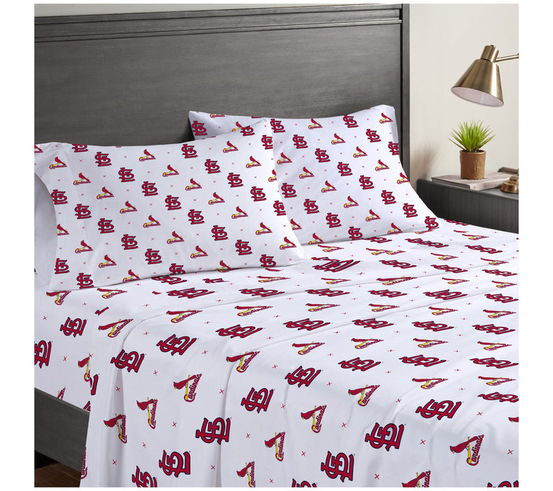 Pegasus Sports MLB Small X Queen Sheet Set — Main view
