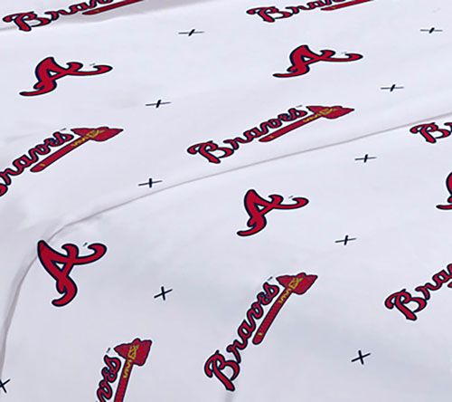 Pegasus Sports MLB Small X Queen Sheet Set — View 2