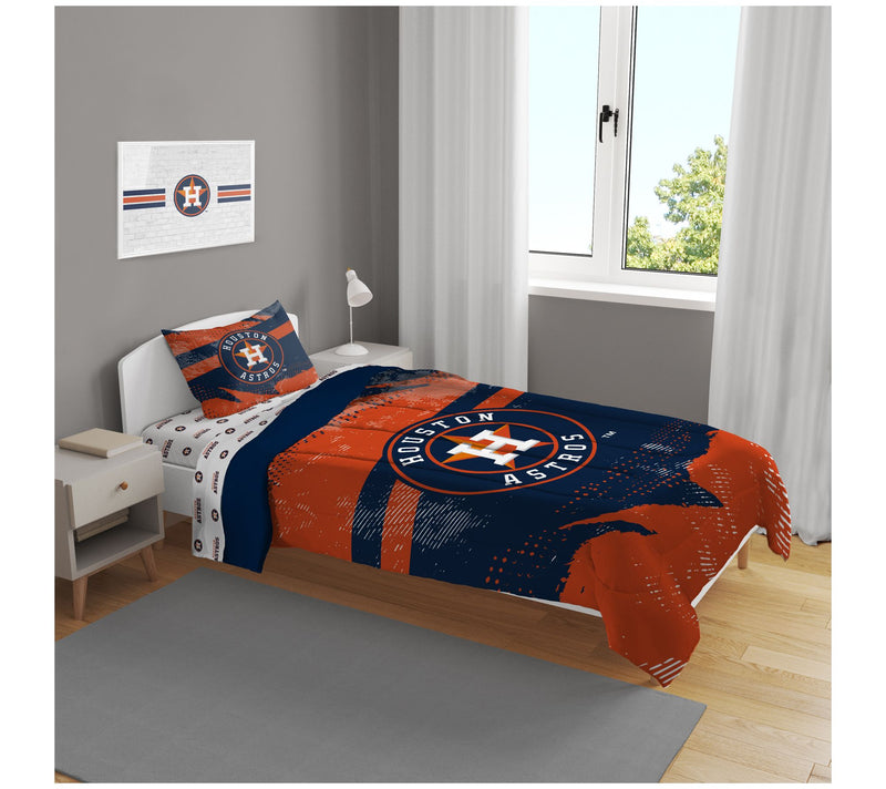 Pegasus Sports MLB Slanted Stripe Twin 4-Pieced in a Bag — Main view