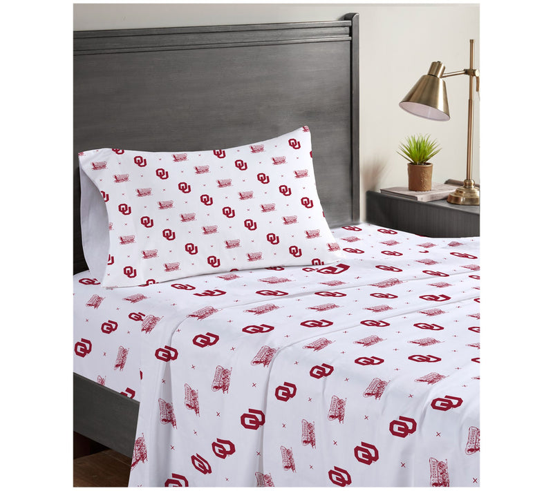 Pegasus Sports NCAA Small X Twin Sheet Set — View 20