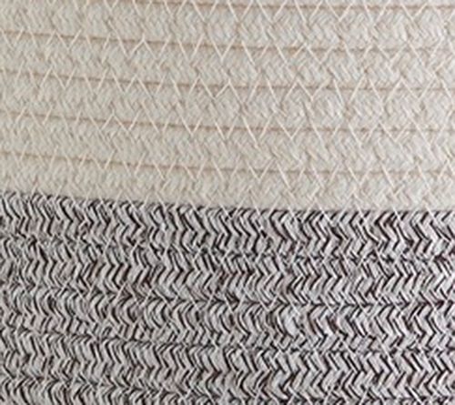 Ornavo Home 3 Pack Cotton Rope Storage Basket wth Handles — View 12
