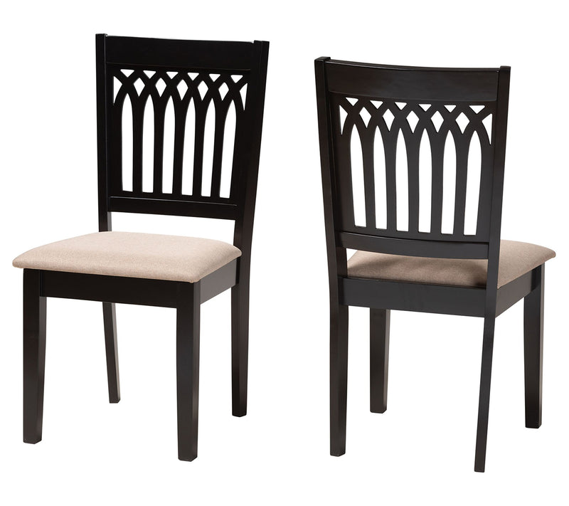 Baxton Studio Genesis Dining Chair Set of 2 — View 11