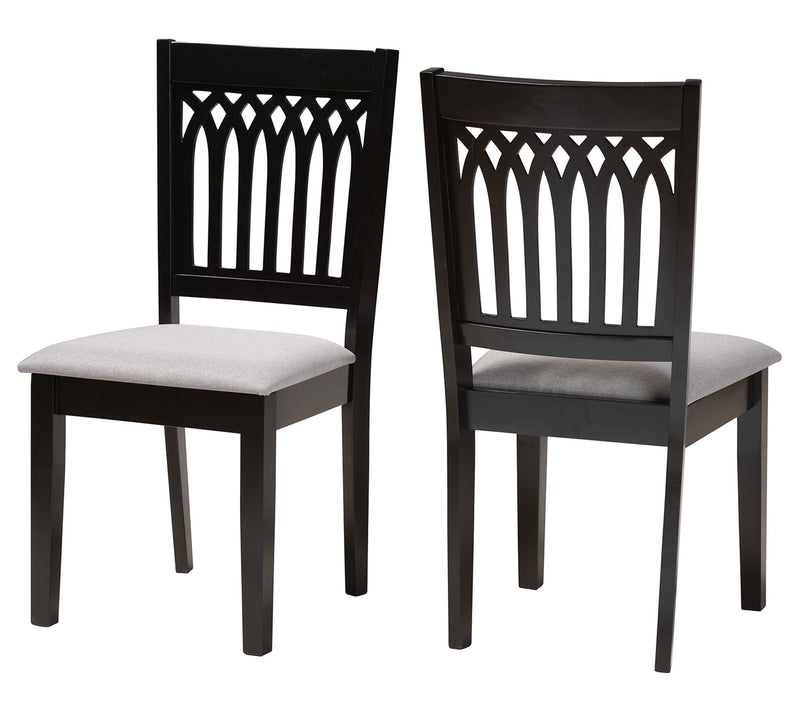 Baxton Studio Genesis Dining Chair Set of 2 — View 12