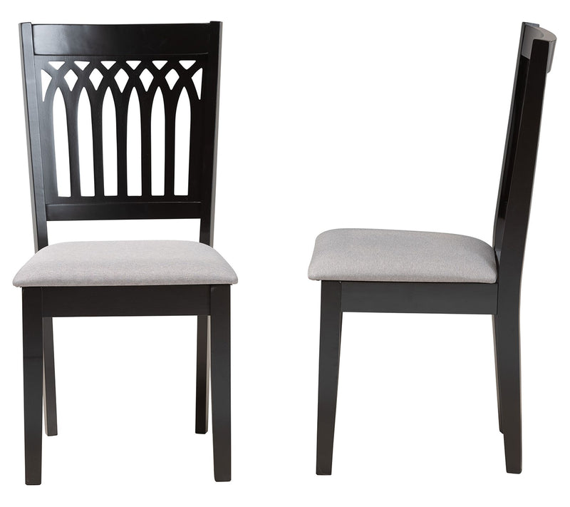 Baxton Studio Genesis Dining Chair Set of 2 — View 3