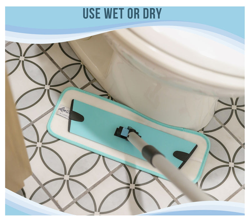Don Aslett Microfiber 12" Mop Pads 3-Pack — View 8