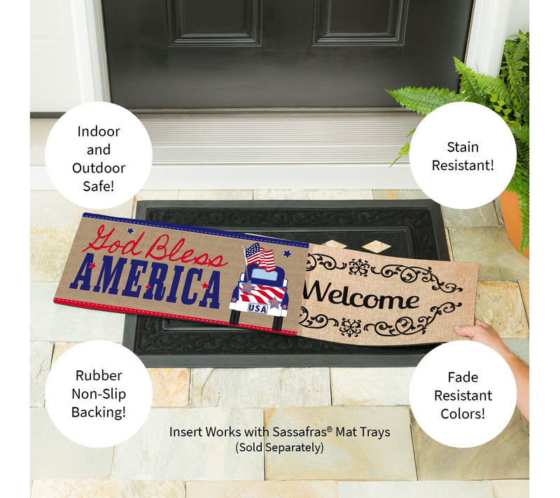 Evergreen Patriotic Door Decor & Sassafras Matet — View 6