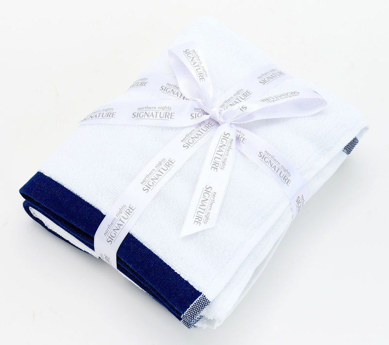 Northern Nights Signature Turkish Cotton 2pc Hand Towels — View 2