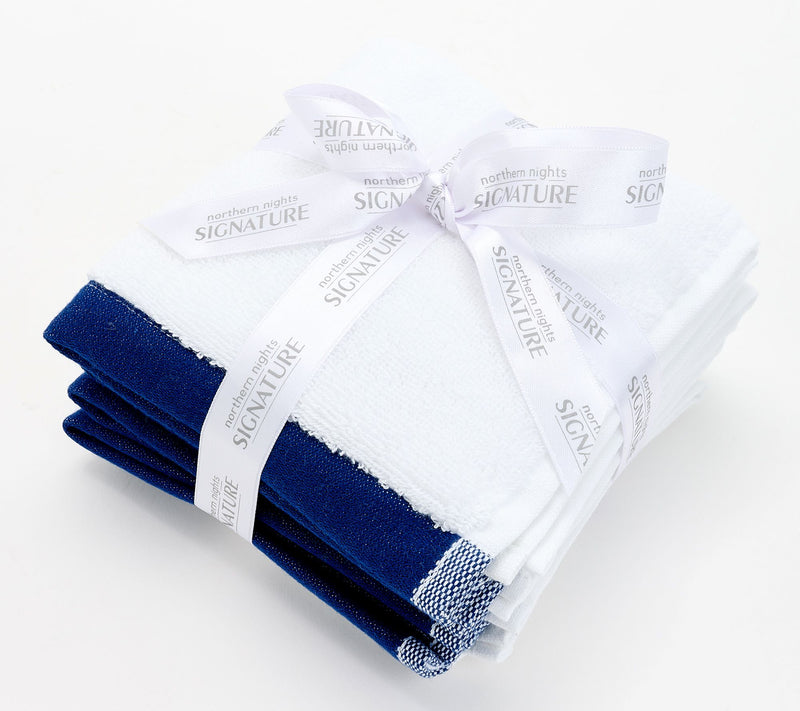 Northern Nights Signature Turkish Cotton 4pc Washcloths — View 2