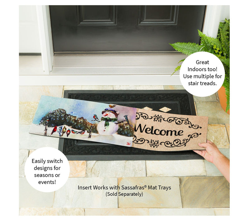 Evergreen Holidays & Seasons Set of 4 SassafrasMats & 1 Tray — View 14