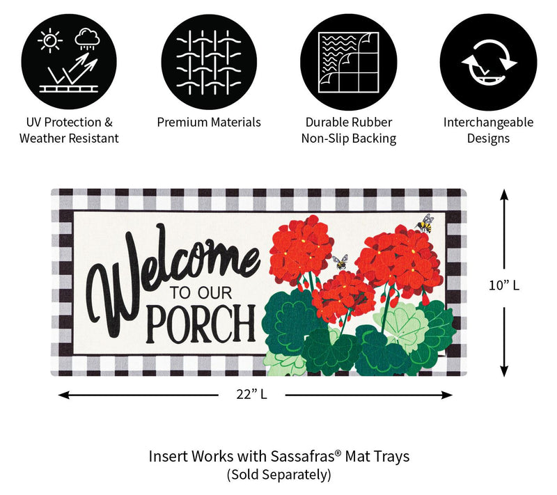 Evergreen Holidays & Seasons Set of 4 SassafrasMats & 1 Tray — View 15