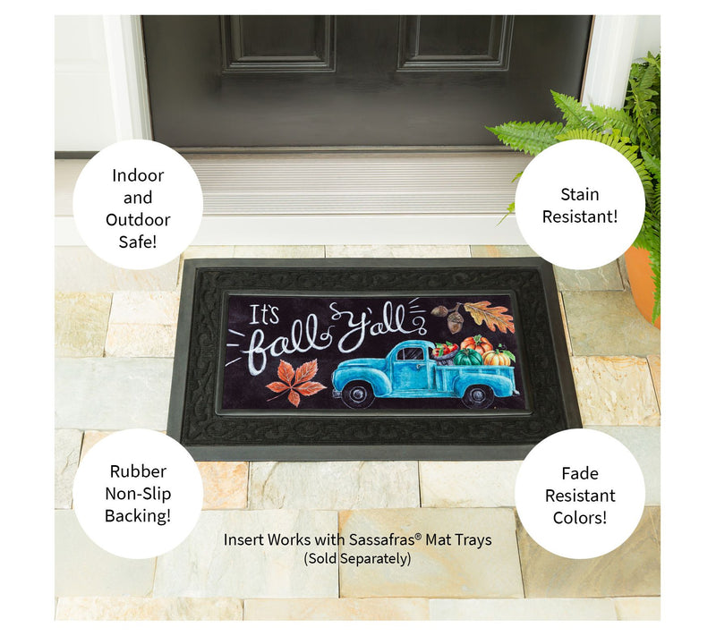 Evergreen Holidays & Seasons Set of 4 SassafrasMats & 1 Tray — View 13
