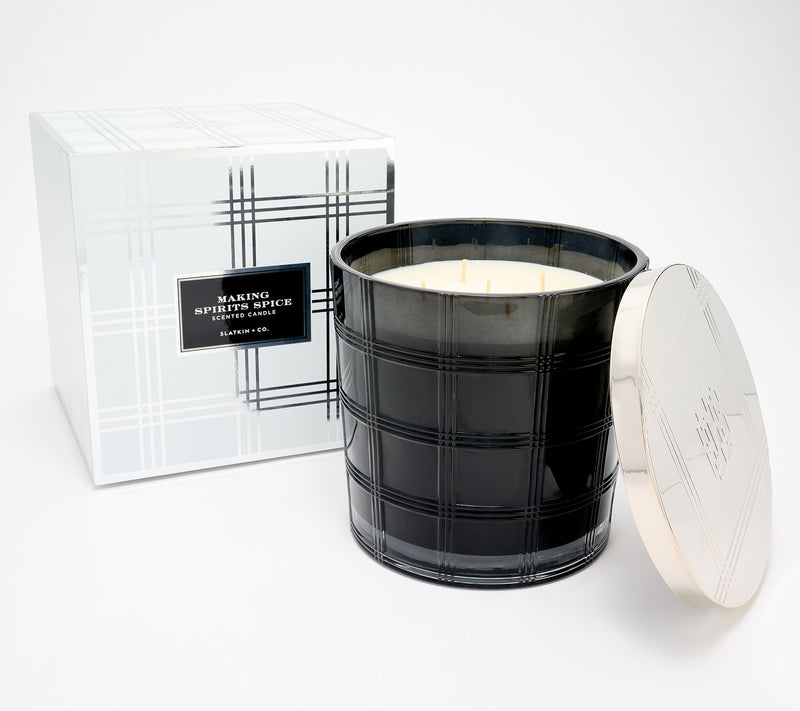 HomeWorx by Slatkin + Co. 80oz. Shawn's Making Spirits Spice Candle — Main view
