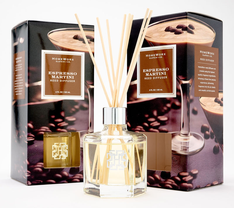 HomeWorx by Slatkin + Co. S/2 Espresso Martini Reed Diffusers — Main view