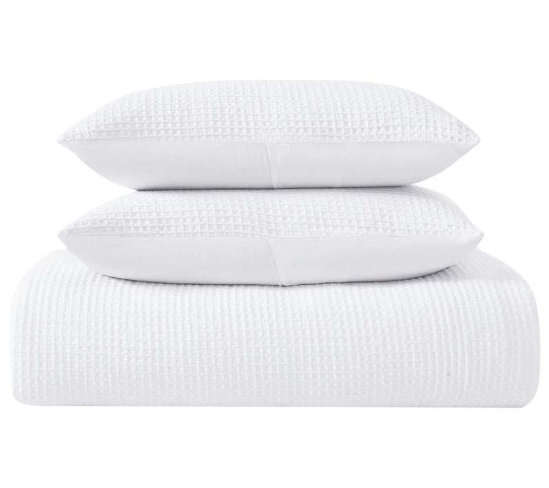 Truly Soft Textured Waffle Twin/Twin XL 2 PieceComforter Set — View 2