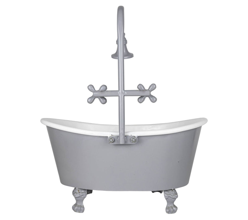 Foreside Home & Garden Antique Bathtub PlanterGray Metal — View 5