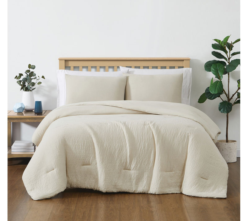 Truly Soft Cozy Gauze King 3 Piece Comforter Set — View 7