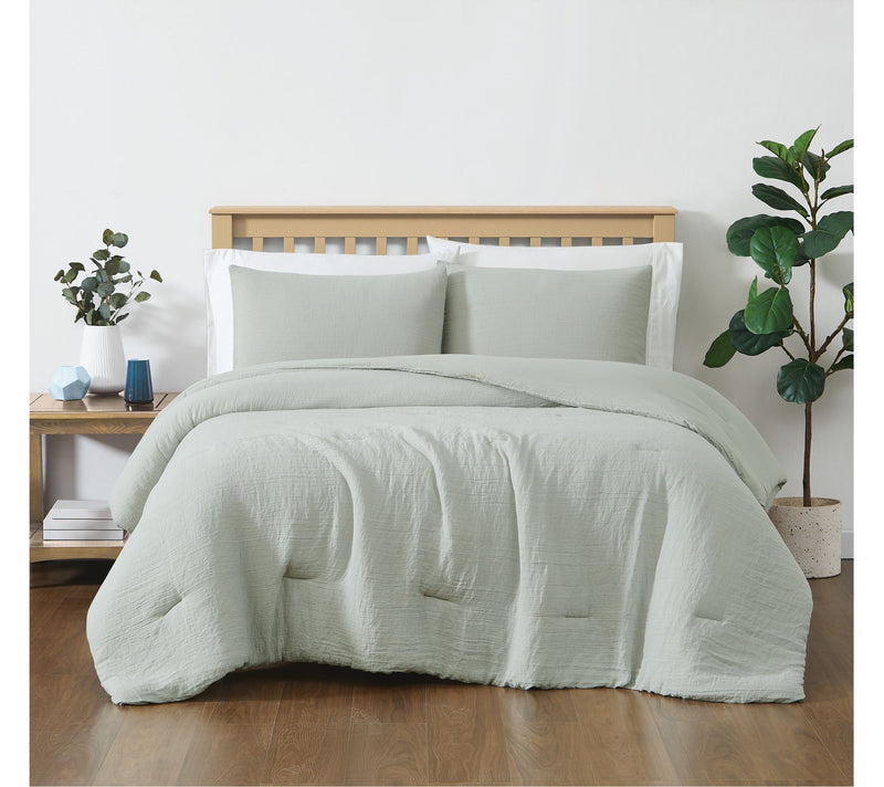 Truly Soft Cozy Gauze King 3 Piece Comforter Set — View 8