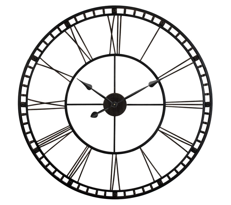 Infinity Instruments Tower XXL Wall Clock, Black, 39" — View 3
