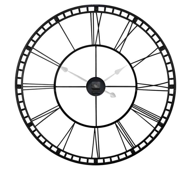 Infinity Instruments Tower XXL Wall Clock, Black, 39" — View 5